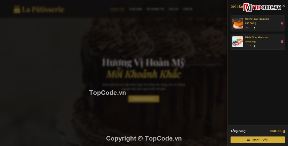 Web bán hàng,app bán hàng,bán hàng,barkery,bánh